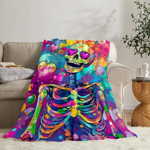 Miniatura 139 de Manta de Polilla Suave y Esponjosa de Vellón Gótico Mariposa Luna Mantas Decorativas Acogedoras y Cálidas de Franela de Felpa Regalos para Niños