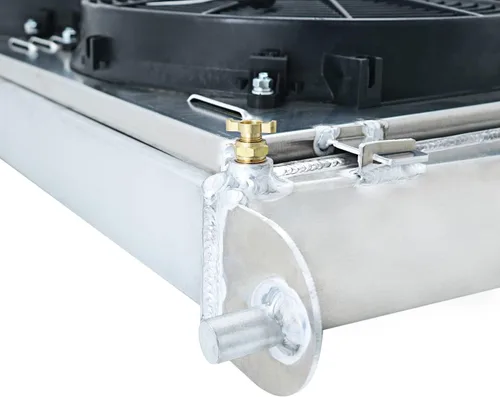 Miniatura 7 de Radiador para Ford F150 F250 F350 Expedition 4.2 5.4L 4.6L V8, 4 L 4.6L V8, 4 filas de aluminio con núcleo de 4 filas + cubierta / ventilador + kit