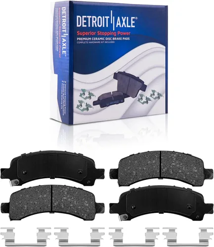 Miniatura 46 de Detroit Axle - Pinza de disco del lado del acompañante + pastillas de freno de cerámica de repuesto para Lexus HS250H Toyota RAV4 Prius V Scion xB