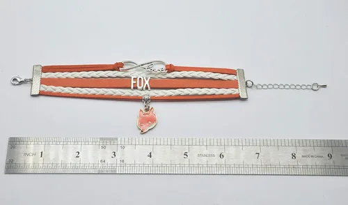 Miniatura 3 de HCChanshi Pulsera de zorro Regalos de zorro infinito de amor, pulsera de zorro para niñas, mujeres, hombres, regalos de San Valentín, regalos