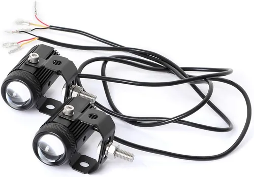 Miniatura 5 de Luz de conducción LED para motocicleta, luz ámbar, función de haz alto y bajo, faros antiniebla para bicicleta, Polaris Yamaha Can Am ATV UTV