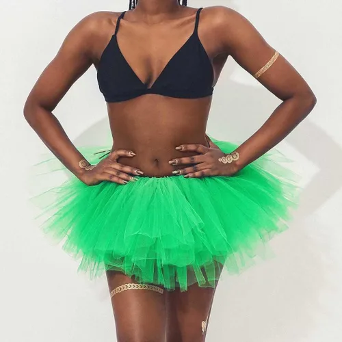 Miniatura 3 de Kakaco Faldas de tutú de tul en capas, tutú de baile, tutú de princesa, disfraz de tutú para mujeres y niñas, 66 Short
