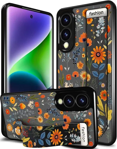 Miniatura 89 de Compatible para Samsung Galaxy S23 Funda Bonita con Correa Soporte Dedo Kickstand, Fundas de Silicona Geniales de Diseñador Funda Cover - Mariposa