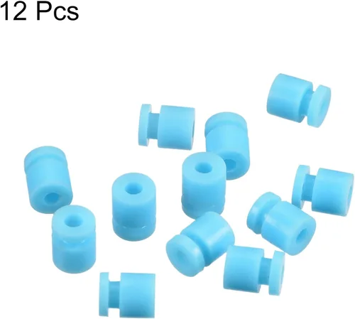 Miniatura 3 de MECCANIXITY Bolas de goma antivibración RC para control remoto F4 F7 controlador de vuelo M2x6mm bolas de absorción de impactos (azul lago), paquete