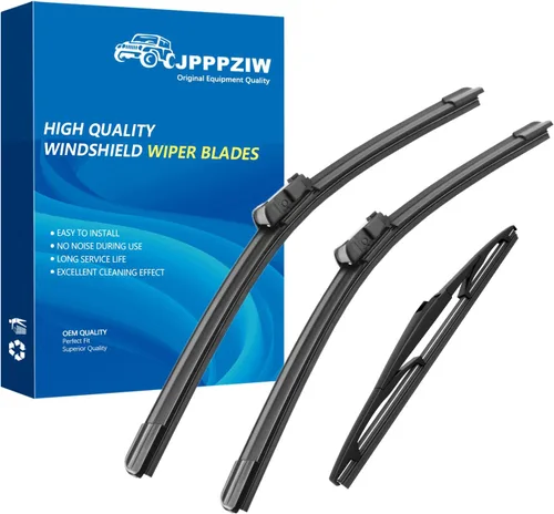 Miniatura 18 de CJPPPZIW® Limpiaparabrisas de repuesto para Toyota FJ Cruiser 2007, 2008, 2009, 2010, 2011, 2012, 2013, 2014, calidad de fabricante original