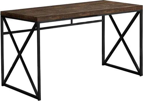 Miniatura 8 de Monarch Specialties, Madera Metal, gris Aspecto de madera recuperada gris/metal negro
