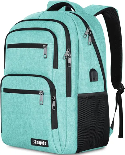 Miniatura 9 de Skaypibs Mochilas escolares para mujeres, mochilas escolares para niñas, niños y adolescentes, mochilas para laptop de 15.6 pulgadas con puerto