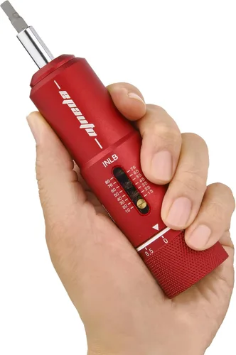 Miniatura 7 de EPAuto Llave de Torque Manual Destornillador para Armas de Fuego Cambios de Bicicleta, 10-80 in/Lbs - 28 Piezas, Rojo