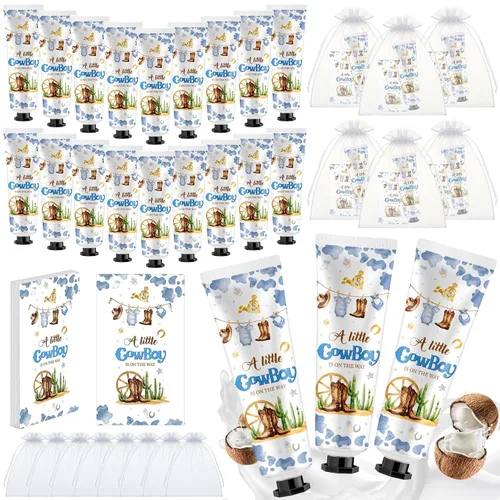 Miniatura 11 de 24 juegos de crema de manos para baby shower, elefante azul, regalos de despedida de soltera, agradecimiento, crema de manos para invitados, loción