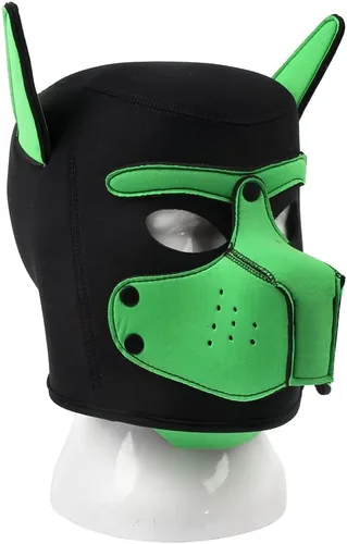 Miniatura 10 de Bozal de neopreno para cachorro, capucha para perro, máscara de juego