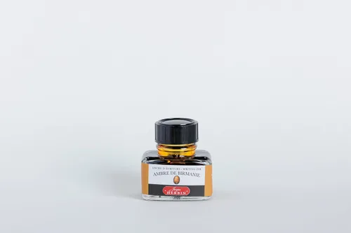 Miniatura 2 de Tinta para pluma estilográfica Herbin - Botella embotellada de 30 ml - Ambre de Birmanie