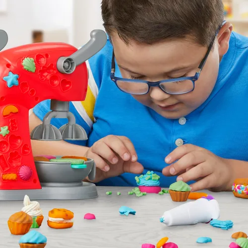Miniatura 12 de Play-Doh Kitchen Creations Juego de Mezclador Mágico, Mezclador de Juguete con Accesorios de Cocina de Juguete, Artes y Manualidades para Niños de 3