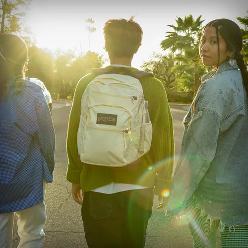 Miniatura 8 de JanSport Mochila genial con funda para laptop de 15 pulgadas, mochila grande para computadora con 2 compartimentos, correas ergonómicas, Azul Azul
