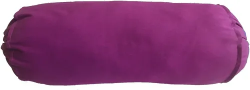 Miniatura 3 de Funda de almohada de color morado ciruela, funda redonda para el cuello, para cama, sofá, silla, sofá, salón, algodón, 6 pulgadas de diámetro x 24
