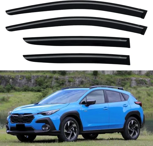 Miniatura 40 de YQAUTEC Viseras de Ventana Protectores de Lluvia para Honda Civic 2022 2023 2024 2025 2026, Deflectores de Viento de Ventilación de Ventana Fuera