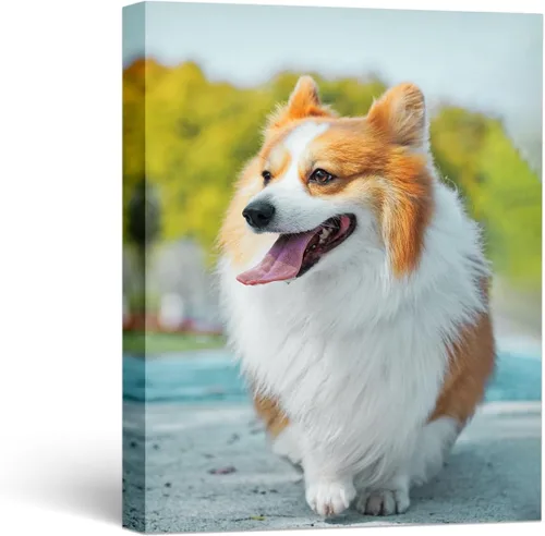 WEGA Impresiones en lienzo personalizadas con tus fotos (6 pulgadas de ancho x 8 pulgadas de alto) lienzo personalizado para dormitorio, sala de