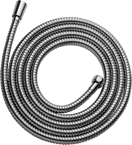 Miniatura 9 de OFFO Manguera de ducha, manguera de acero inoxidable libre de arrugas de 48 pulgadas con electrochapado, manguera de ducha de mano con conector