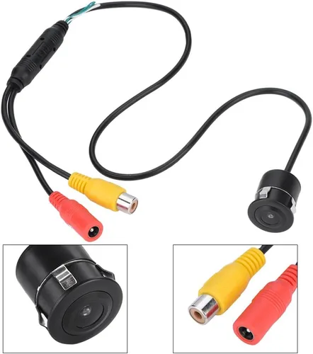 Miniatura 5 de Cámara de seguridad, mini cámara CCTV con cable 170°gran angular para el coche