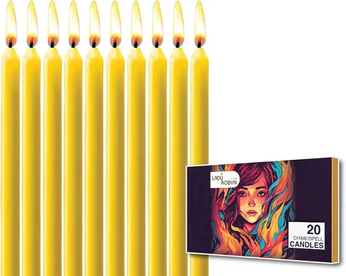 Miniatura 2 de Juego de 20 velas cónicas de color sólido, velas de cera de parafina sin goteo de 4 pulgadas con mecha de algodón, ideal para bodas, shabat, Rojo