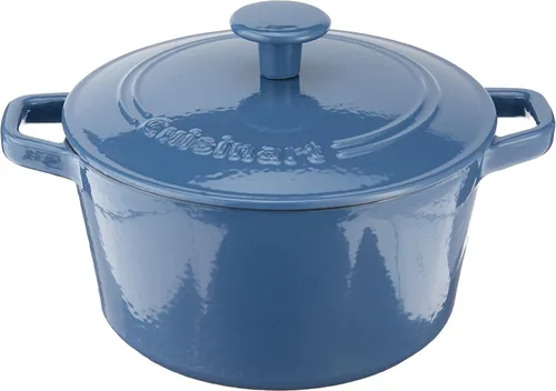 Miniatura 3 de Cuisinart Cazuela de 3 cuartos de galón, cubierta, esmaltada azul provencial