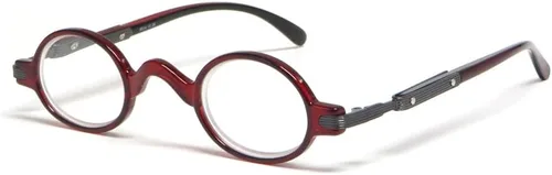 Miniatura 3 de Calabria R314/R501S - Gafas de lectura redondas de metal para hombres y mujeres, lentes de profesor, lectores vintage, estilo clásico, retro, moda