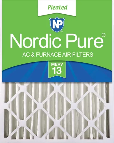 Miniatura 13 de Nordic Pure 12 x 24 x 4 (tamaño real: 11 1/2 x 23 3/8 x 3 5/8) de carbono puro plisado para reducción de olores Merv 8, filtro para horno, 1 paquete