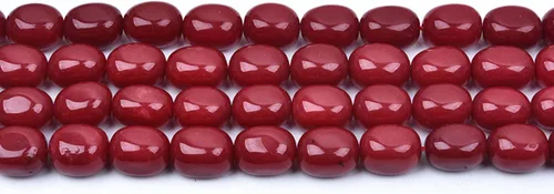 Miniatura 3 de HAAMIIQII Cuentas espaciadoras de piedra libre de jade rojo de 0.394 a 0.630 pulgadas, cuentas sueltas para la fabricación de joyas, pulseras