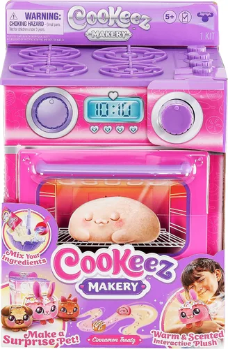 Miniatura 8 de Cookeez Makery Horno de Golosinas de Canela – Set de Juguete Interactivo de Horno de Hornear y Revelar con Peluche con Aroma Misterioso