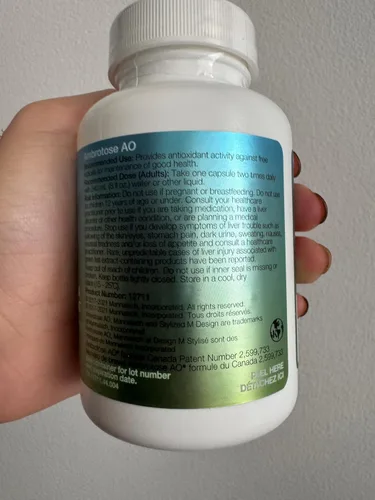 Miniatura 8 de Mannatech Ambrotose AO 60 cápsulas cargadas con vitamina C y vitamina E. Ayuda al cuerpo contra los radicales libres. Suplemento de apoyo