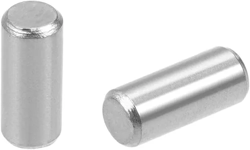 Miniatura 8 de uxcell 20 clavijas de acero inoxidable 304 de 0.118 in x 0.984 in para litera de madera, pasadores de estante, estantes de soporte, color plateado