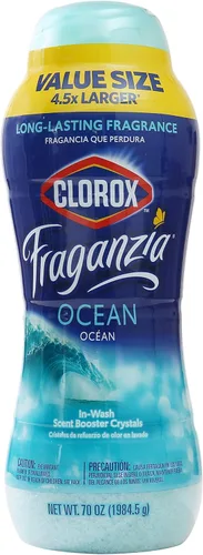 Miniatura 34 de Clorox Fraganzia Cristales Potenciadores de Aroma para Ropa con Fragancia Cielo Matutino - Perlas Aromáticas Perfumadas para el Lavado que Dejan