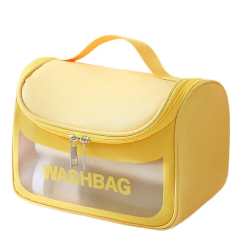 Miniatura 9 de LEJN Neceser Bolsa de viaje Bolsa de maquillaje resistente al agua Bolsa de cosméticos Organizador de viaje Contenedor de tamaño completo Artículos