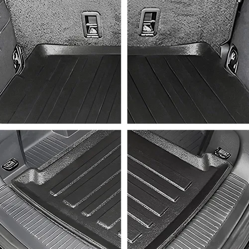 Miniatura 4 de Forro de carga prémium para Volkswagen Atlas 2018-2026 – 100% de protección, alfombrilla de maletero de automóvil de ajuste personalizado