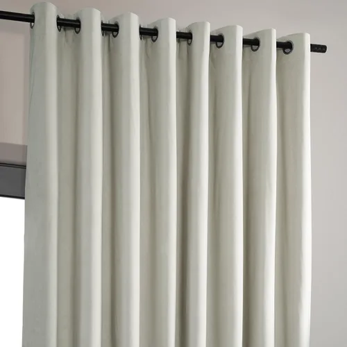 Miniatura 3 de HPD Half Price Drapes Cortinas opacas de terciopelo extra anchas con ojales, 120 pulgadas de largo, bloqueo de calor y luz completa, para dormitorio