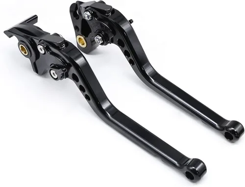 Palancas de Freno y Embrague CNC Compatibles con RE Classic 350 350cc Meteor 2021-2025, Super Meteor 650 2023, Hunter 350 HNTR 2022-2024 Negro Largo