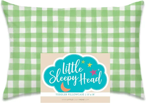 Miniatura 28 de Little Sleepy Head Funda de almohada para niños pequeños, 100% algodón y funda de almohada hipoalergénica para almohada de niños pequeños, funda