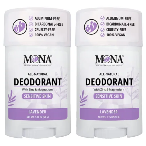 Miniatura 8 de MONA BRANDS - Desodorante natural para mujeres y hombres Para pieles sensibles Sin aluminio ni bicarbonato de sodio (BERGAMOT LIMON 1.76 Oz)