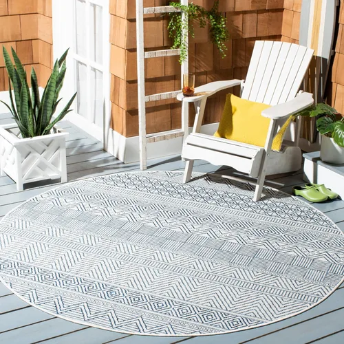 Miniatura 62 de SAFAVIEH Alfombra lavable para exteriores, colección Courtyard de 2.3 x 16 pies, color negro y gris, no desprende pelusa y de fácil limpieza, ideal