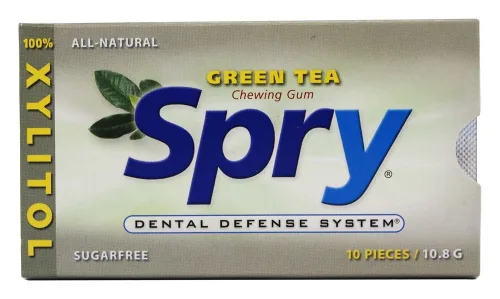 Miniatura 35 de Spry On The Go Fresh Chicle Natural de Xilitol Sistema de Defensa Dental - Sin Aspartamo, Sin Azúcar, Sin OMG (Menta, 55 Unidades - Paquete de 1)