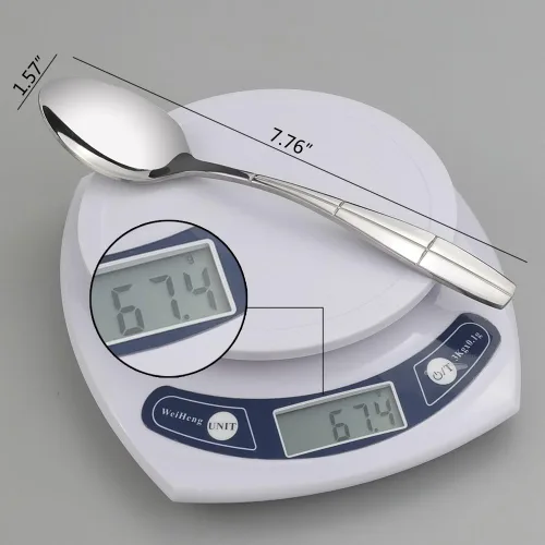 Miniatura 2 de 12 cucharas de cena de acero inoxidable, cucharas de mesa de cubiertos