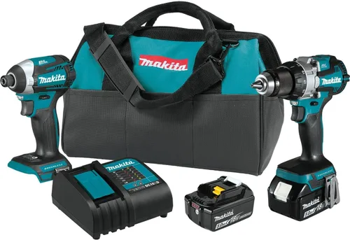 Makita XT296ST 18V LXT® sin escobillas Kit de combo de 2 piezas con DML816 18V LXT® linterna de 18 V LED de regalo