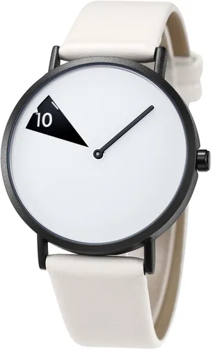 SHENGKE Reloj creativo ultra fino correa casual moda cuarzo minimalista reloj