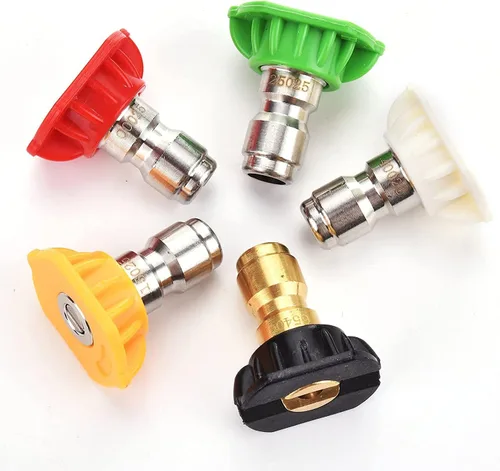 Miniatura 4 de Tool Daily Puntas de boquilla de pulverización para lavadora a presión, varios grados, 1/4 de pulgada, paquete de 5 (2.5 GPM)