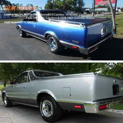 Miniatura 6 de ADIIL Luces LED de lente roja para parachoques trasero compatibles con 1978-1987 Chevrolet El Camino GMC Caballero, reemplazan las lámparas Luces