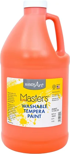 Miniatura 36 de Handy Art Little Masters - Pintura al temple lavable, turquesa, botella de 128 onzas, brillante y mezclable, alta opacidad, colores lavables