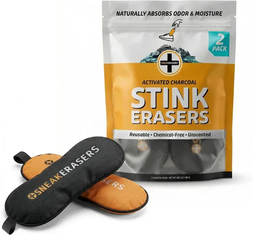 SneakERASERS Limpiador de suela y zapatillas, premium, desechable, esponja de doble cara para limpiar y blanquear las suelas de zapatos, Blanco