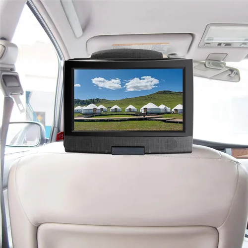 Miniatura 8 de Qenker - Soporte para reposacabezas para reproductor de DVD, portátil, para montaje en reposacabezas del asiento trasero del coche, para reproductor