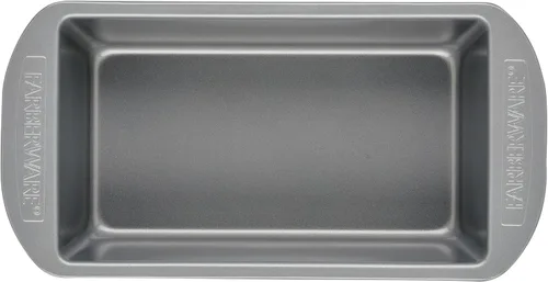 Miniatura 9 de Farberware Utensilios para hornear antiadherente de 9 pulgadas x 5 pulgadas molde para pan, gris