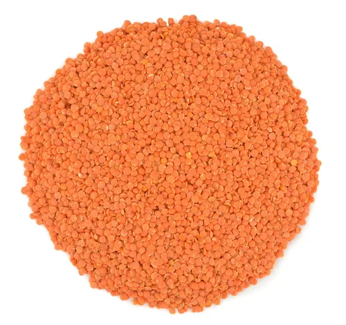 Lentejas orgánicas rojas divididas, también conocidas como Masoor Dal, bajas calorías ricas en hierro y proteínas, sin OMG, veganas a granel, 10