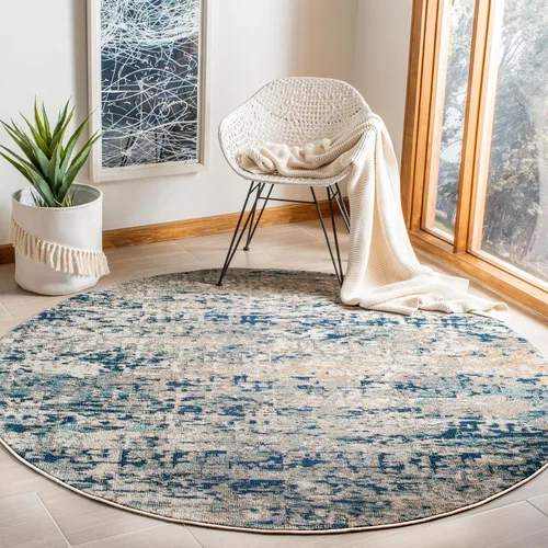 Miniatura 70 de SAFAVIEH Colección Madison - Alfombra de acento 2'2" x 4', negro y dorado, diseño abstracto moderno, no desprende pelusa y fácil cuidado, ideal